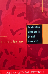 QUALITATIVE METHODS IN SOCIAL RESEARCH
