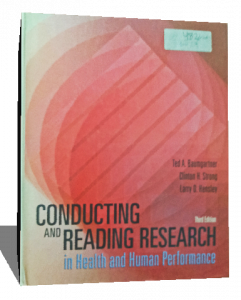 CONDUCTING AND READING RESEARCH