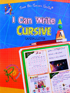 I can write cursive capital+small   A