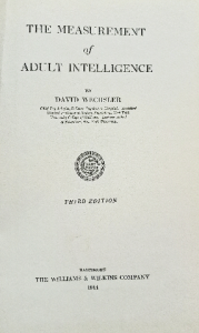 The measurement of adult intelligence