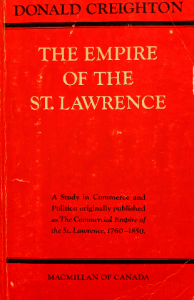 The empire of the st.lawrence