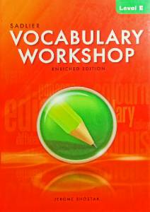 Vocabulary workshop level E
